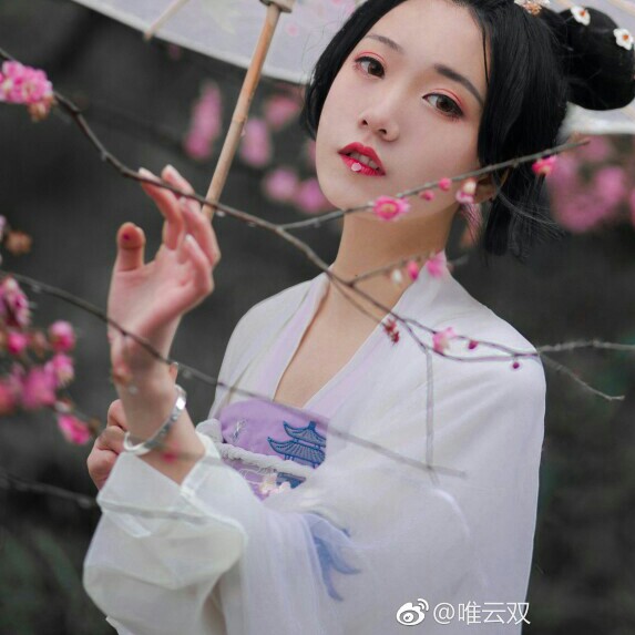 不问曲终人聚散古风头像 自截 真人古风头像 女头 小清新 古代 汉服