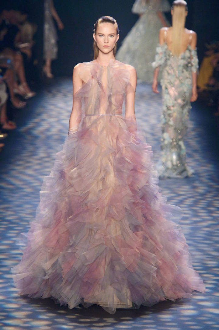 marchesa spring 浪漫唯美的仙女裙,美轮美奂
