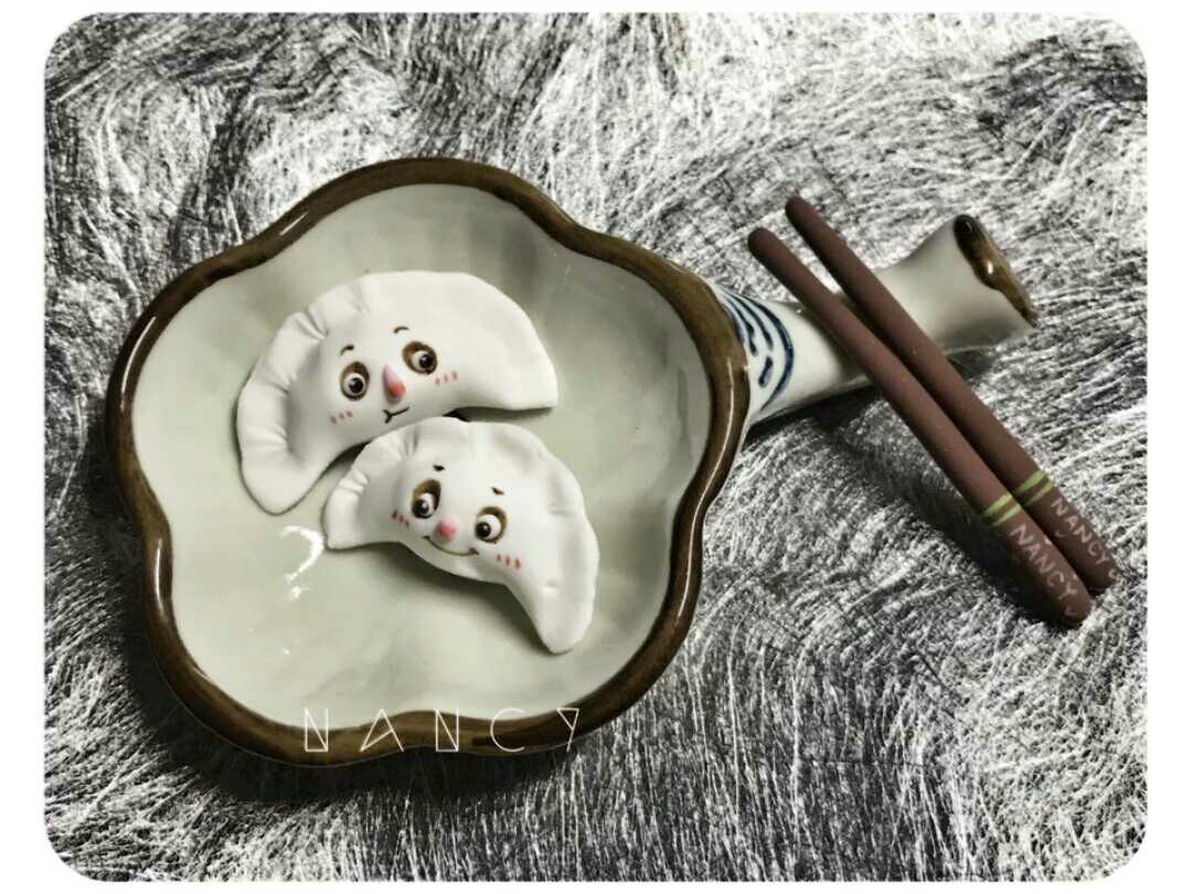 黏土diy饺子