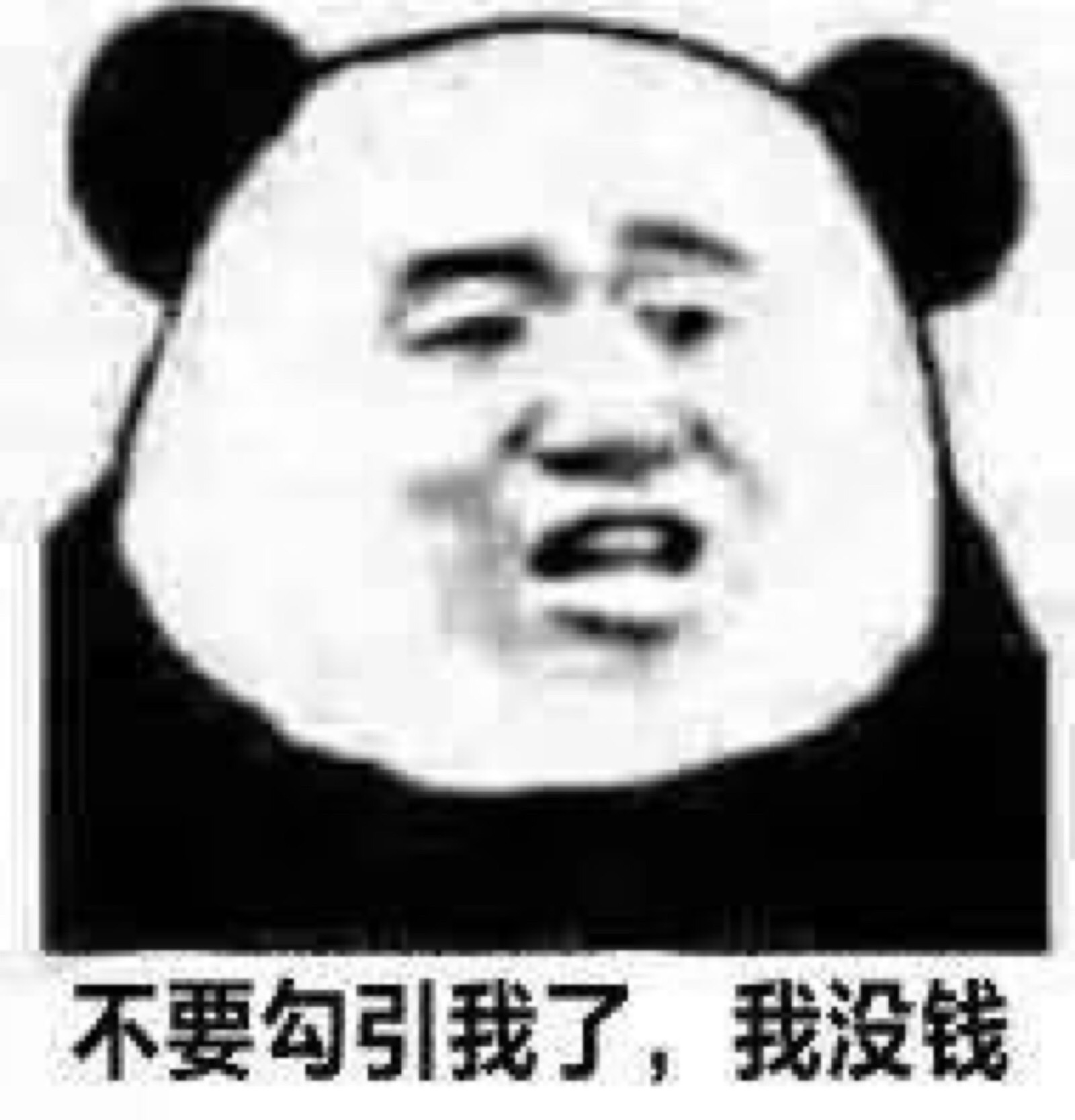 表情包 这只臭熊猫