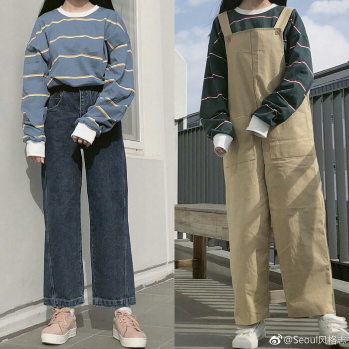 ins搭配look |初春chic 韩国小清新 衣服搭配 学生妹穿搭必备