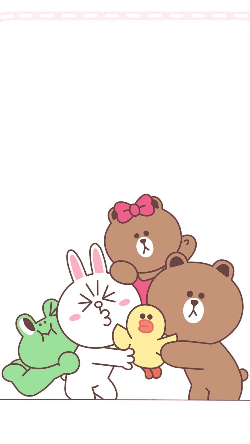 line friends 布朗熊 可妮兔