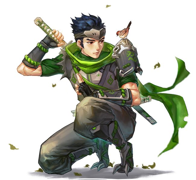 genji 源氏 守望先锋/图源网络或水印,侵删