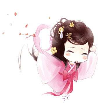 手绘 古装 q版