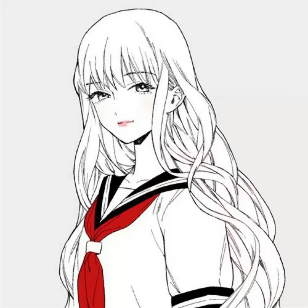 动漫头像原创: 她有一头猪