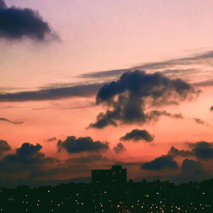 美图壁纸朋友圈 橙色夕阳系
