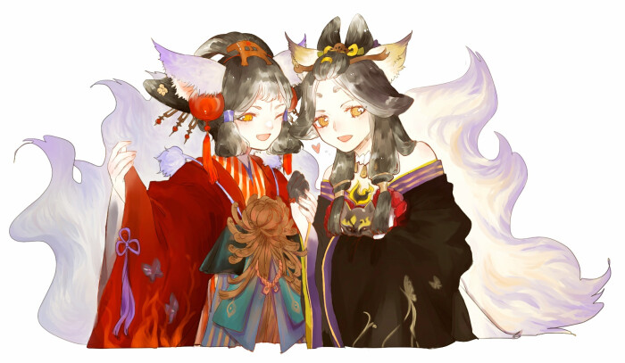 【阴阳师】lofter画师,玉藻前,id=今天背英语了吗