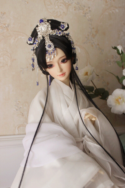 古风美人 sd娃娃 bjd 玩具 人偶 壁纸 萌物