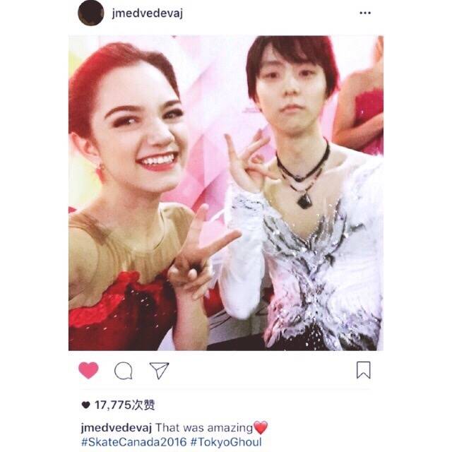 yuzuru hanyu&medvedeva 羽生结弦&梅德韦杰娃