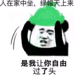 绿帽子表情包