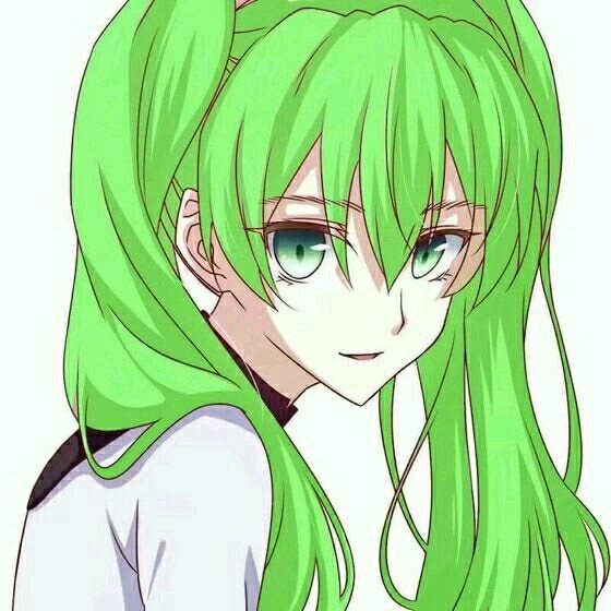 【颜砸】动漫女生头像之 绿绿的也很可爱