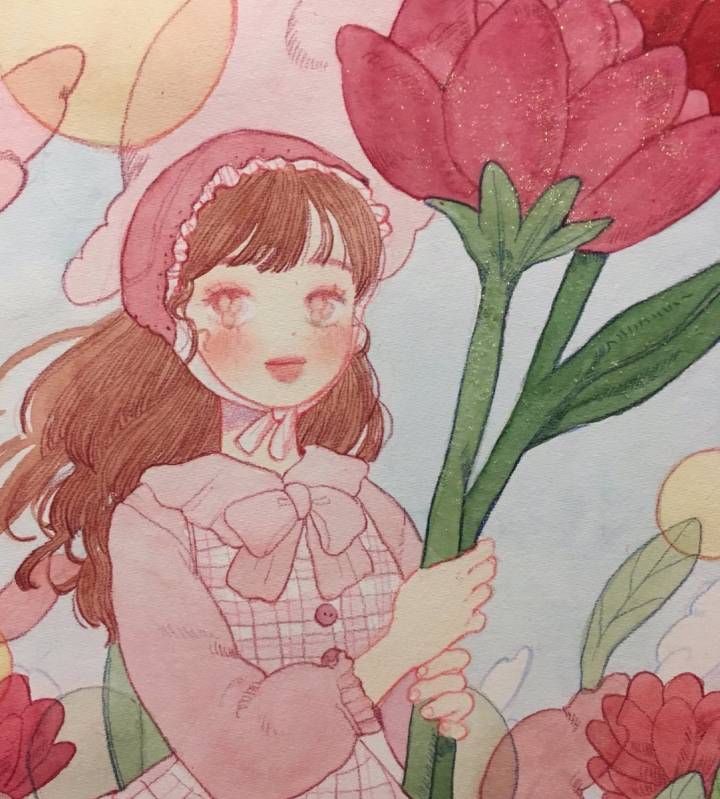 头像#彩铅插画#ins:fommy__y