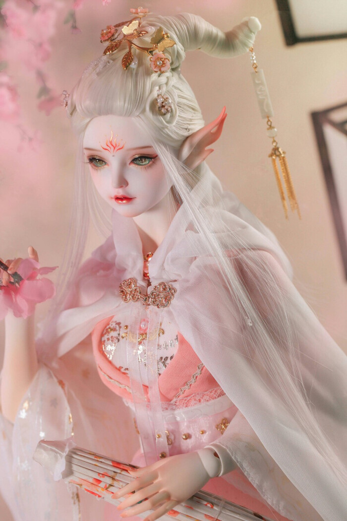 司花之神-兮若 古风美人 sd娃娃 bjd 玩具 人偶 壁纸 萌物 龙魂人形社