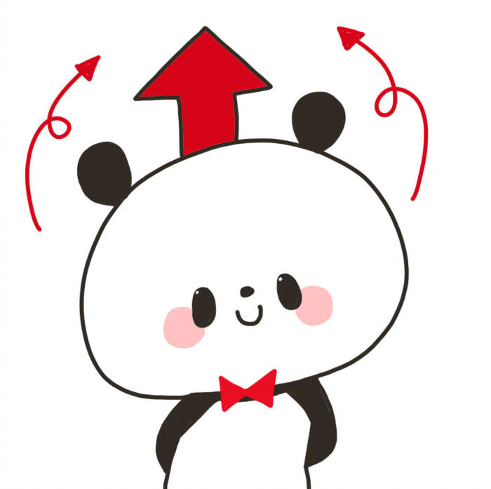 "好运都是转着圈上去的"卡通情侣头像 @丁一晨dyc