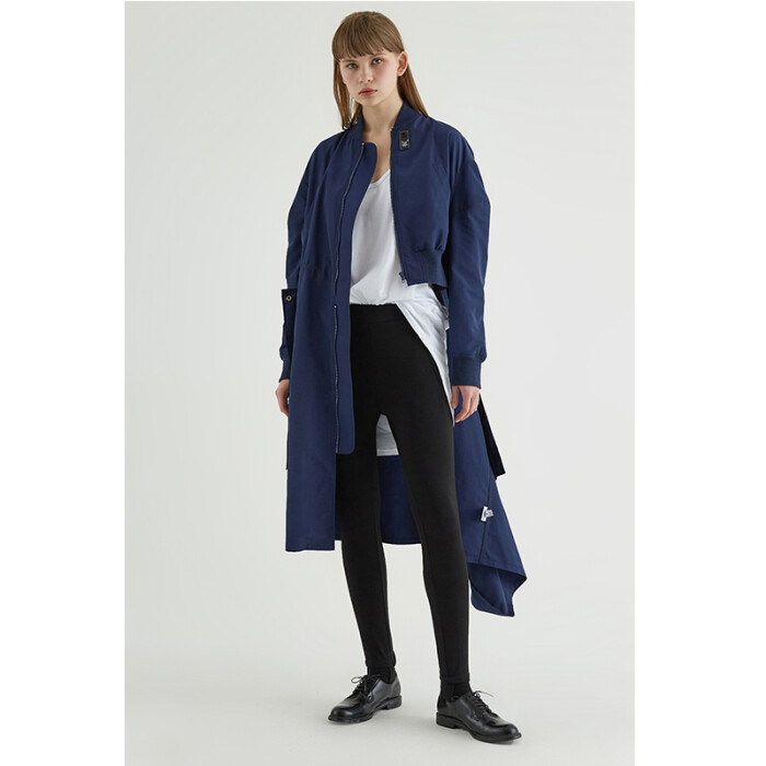 windcoat,candywind unspoken ss18 split windcoat 分割设计感不对称风衣外套中长款