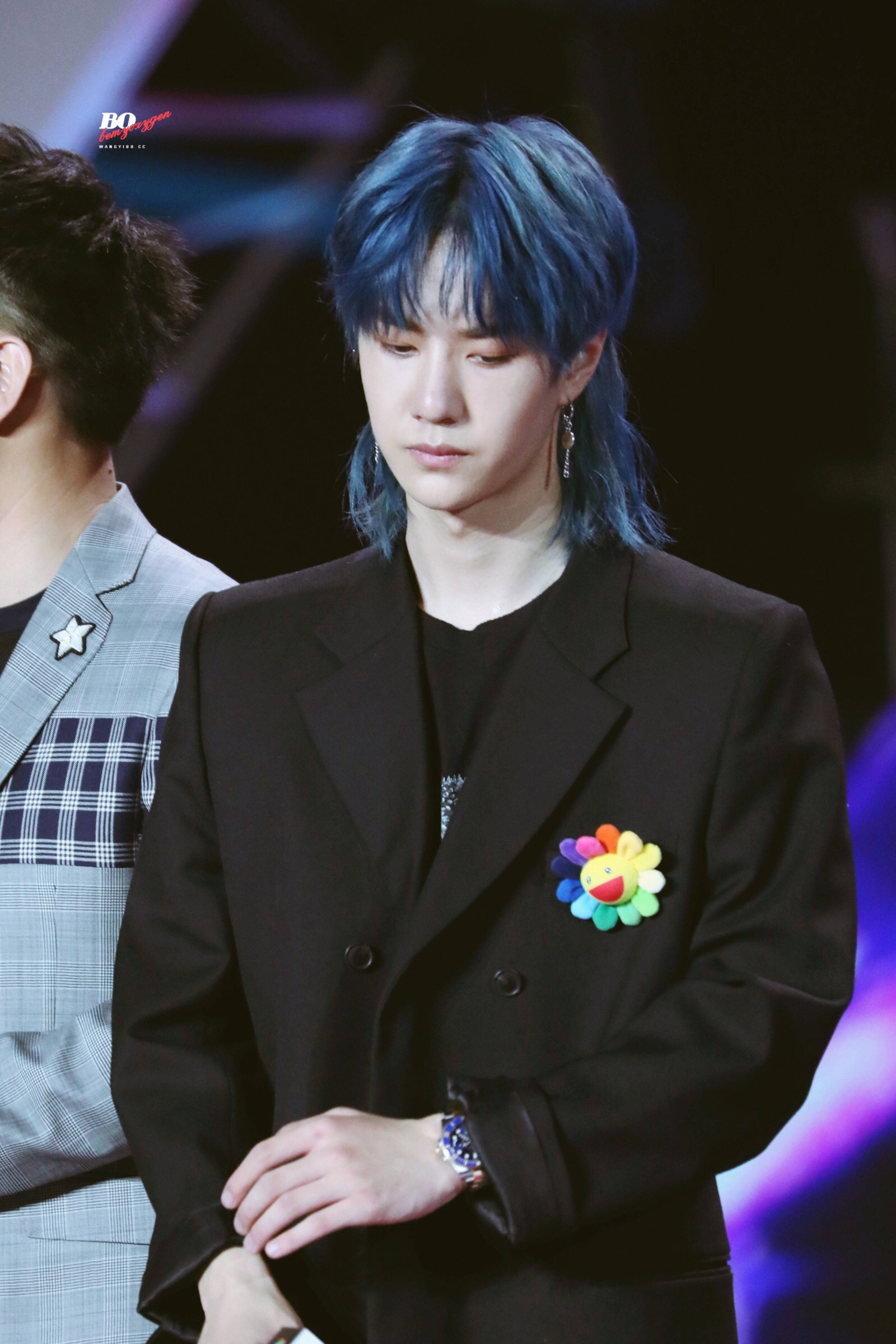 180412 腾讯「创造101」发布会@uniq-王一博 cr:logo
