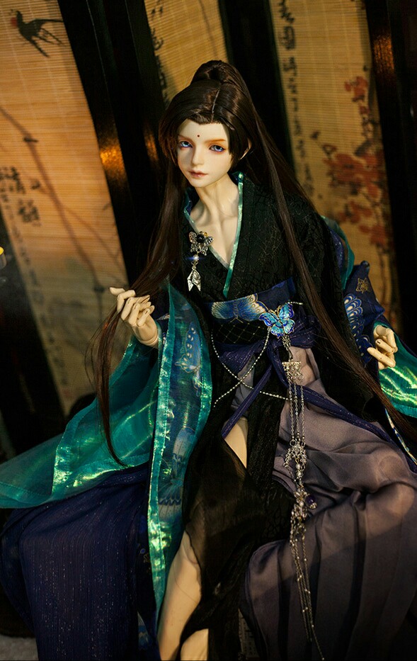 古风美男 sd娃娃 bjd 玩具 人偶 壁纸 萌物