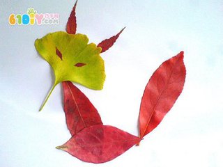 树叶画 