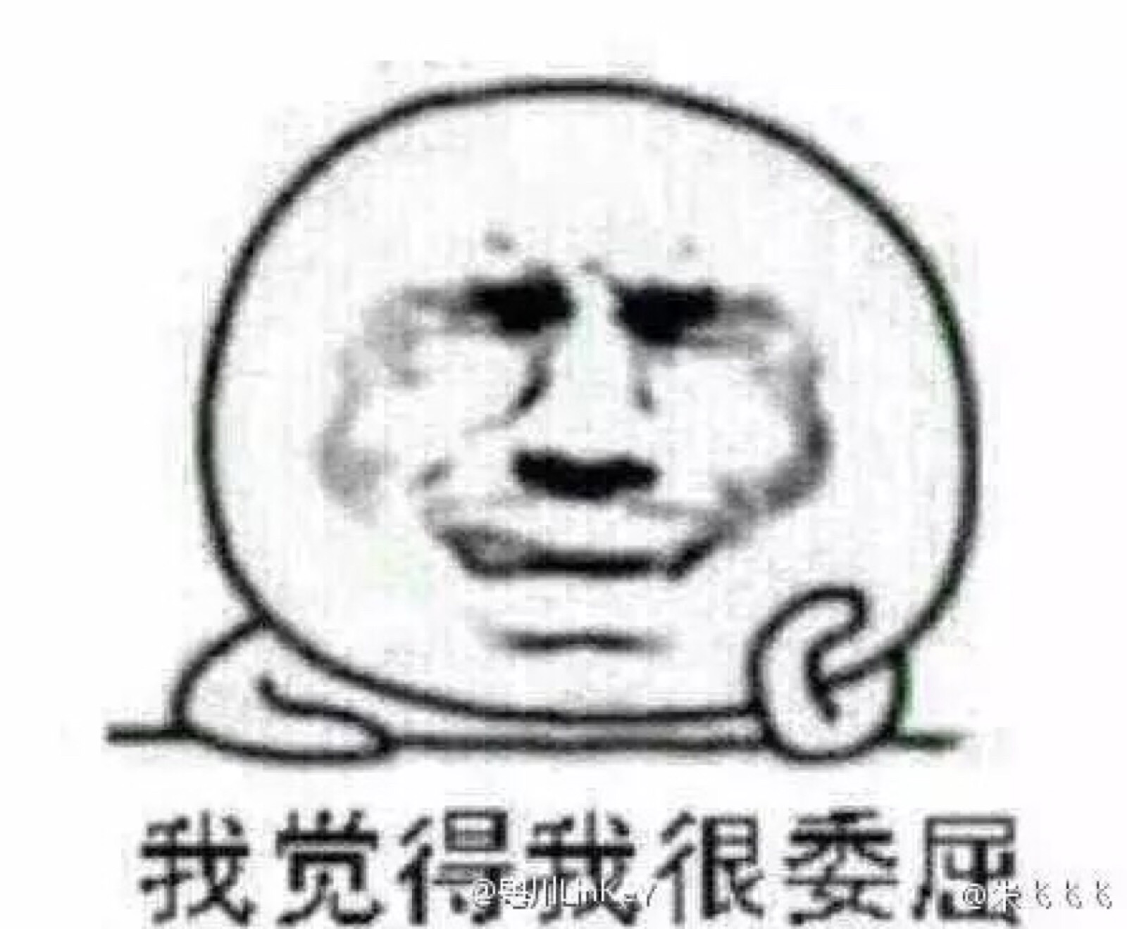 我觉得我很委屈