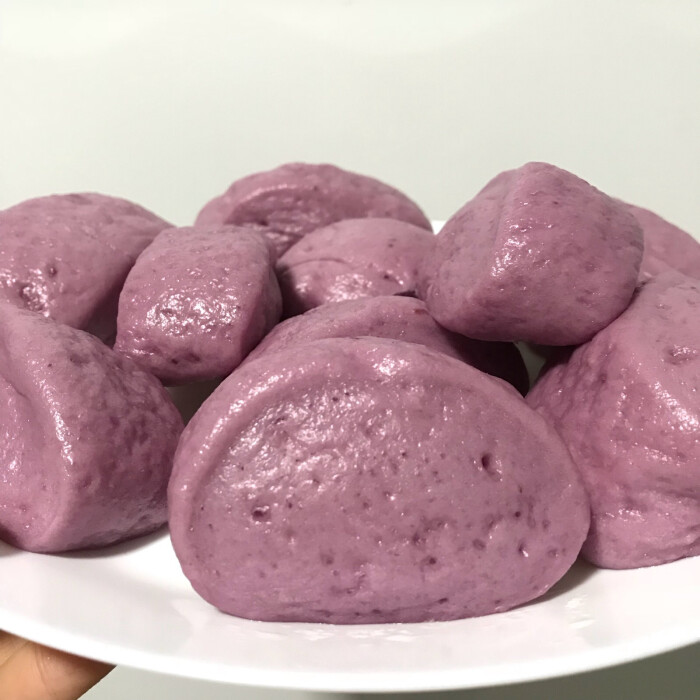 自制紫薯馒头