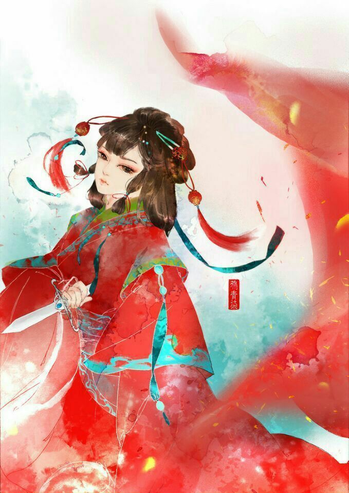 古风美图偏爱红色 一眼惊艳