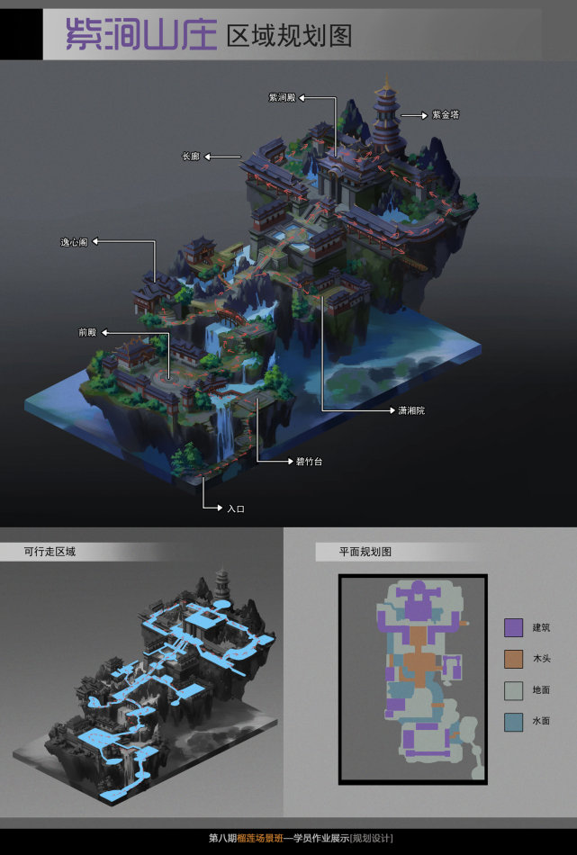 古风场景 设计 建筑 素材 中国风 大触