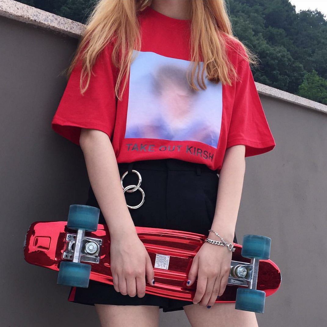 红/滑板/鱼板/头像/女头