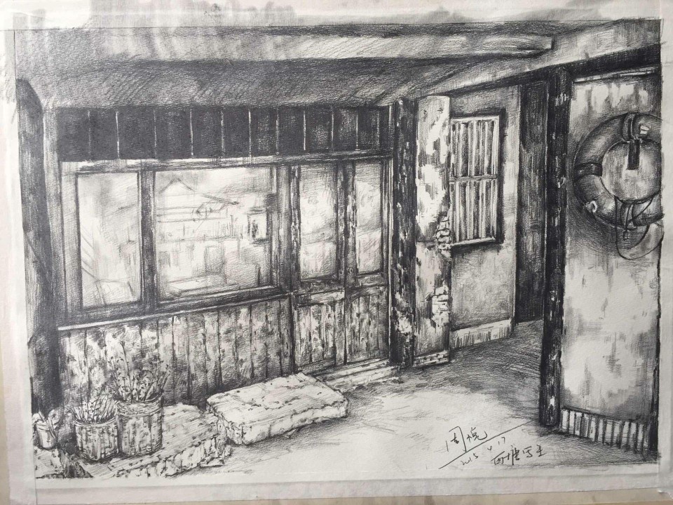 素描风景-堆糖,美好生活研究所