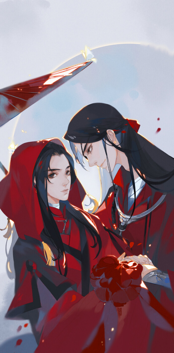 天官赐福#花城 谢怜 绘师:天凉王破破破