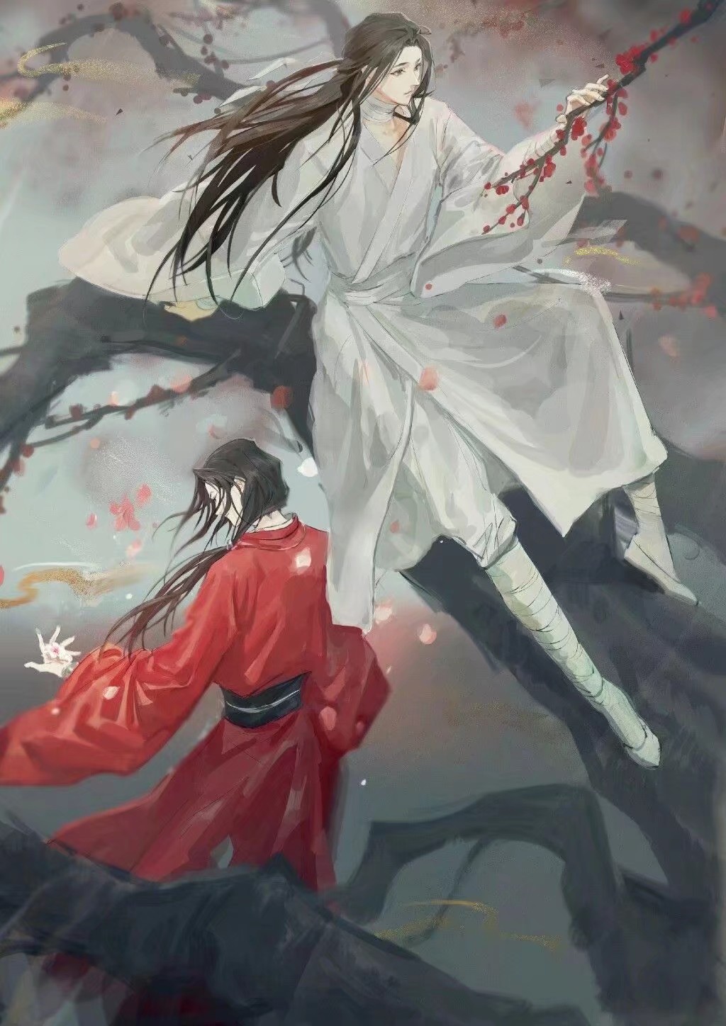 天官赐福 古风 花城 谢怜 画师见水印 侵删