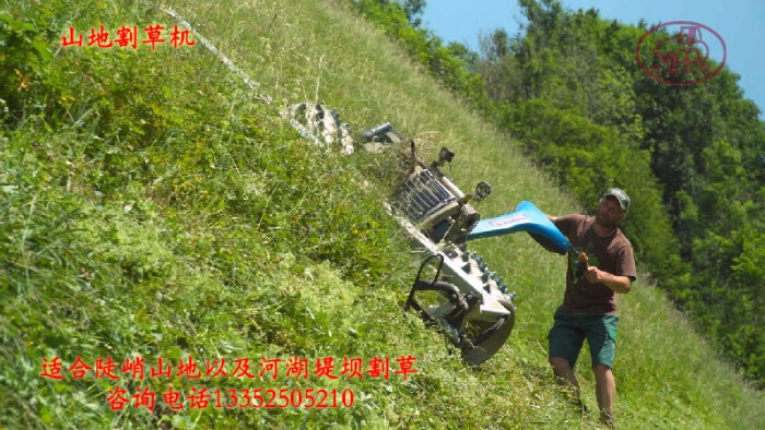 这款进口的山地割草机适合陡峭山地割草作业,以及国内河湖堤坝杂草