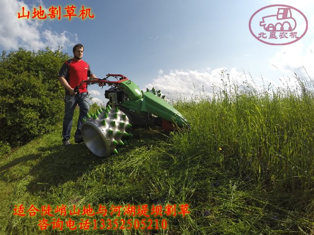 这款进口的山地割草机适合陡峭山地割草作业,以及国内河湖堤坝杂草