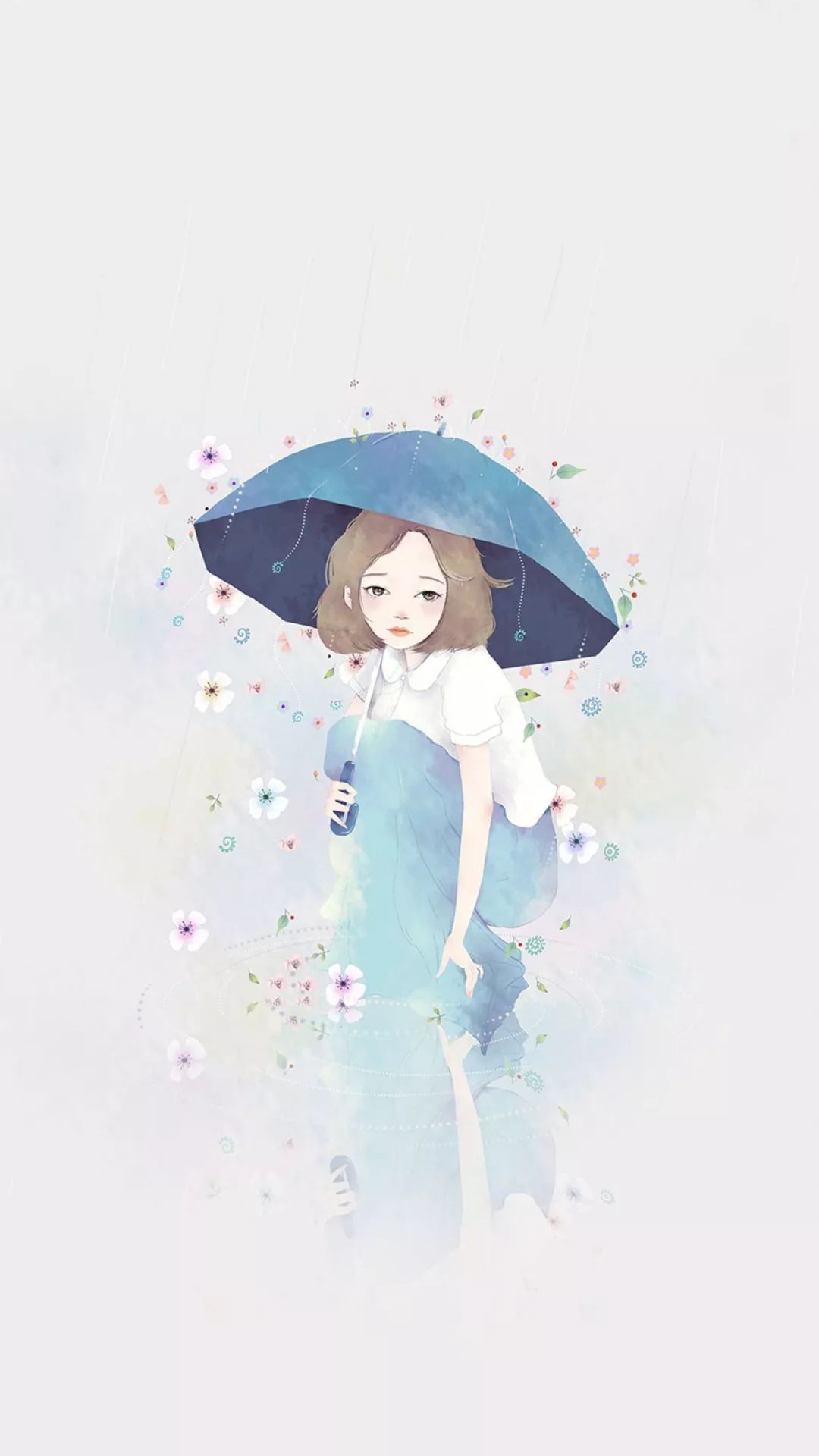 壁纸.素锦封面底图.背景.女头.