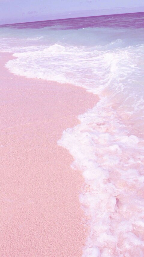 少女系.美腻.风景.萌萌哒.少女系.壁纸.海边.大海.粉色.粉系.
