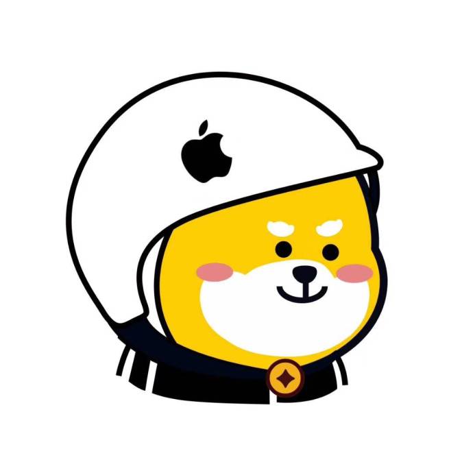 柴犬汪星人也来做社会人头像/外卖头像/外卖/社会/头盔/社会人外卖