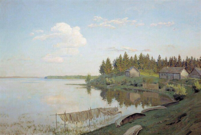 俄罗斯现实主义大师——列维坦油画风景