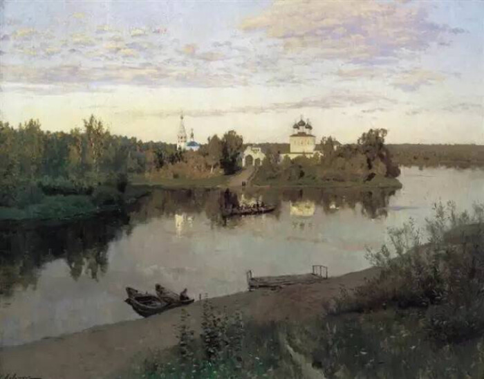俄罗斯现实主义大师——列维坦油画风景