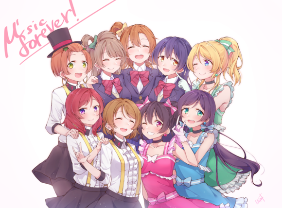 lovelive!全员 缪斯 高坂穗乃果 南小鸟 绚…-堆糖