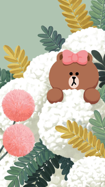 iphone 高清壁纸 linefriends