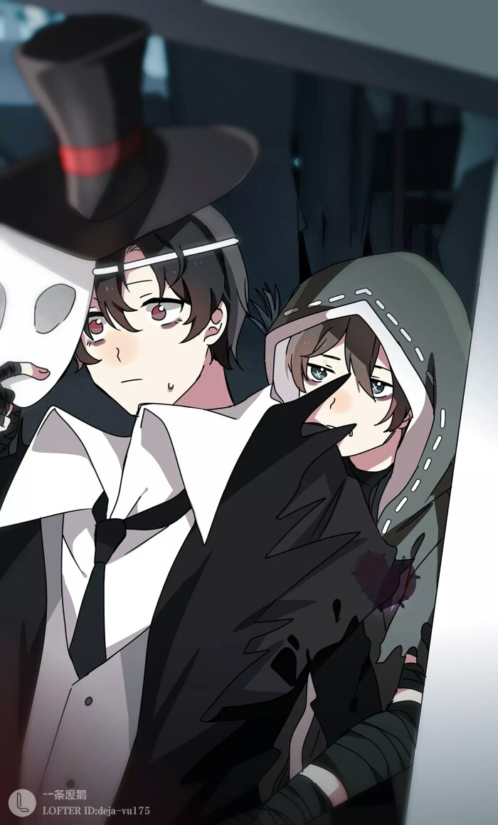 第五人格 杰克&奈布 画师:一条废鹅