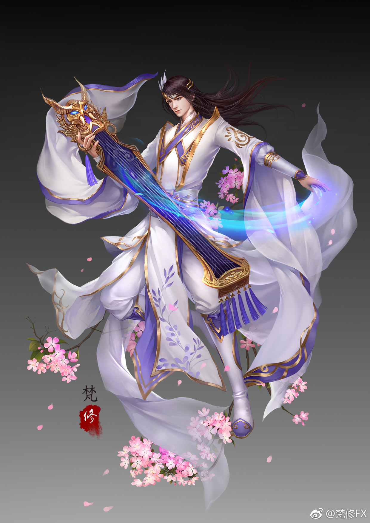 插画#cg#古风#手游梵修fx 绘