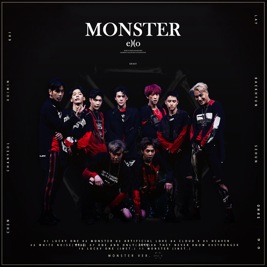 exo - monster album art cover by minayeon1999图片