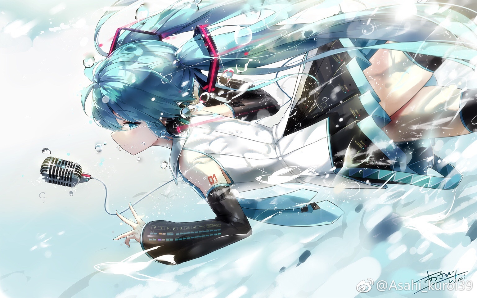 初音未来 miku 初音ミク‖pixiv画师:あさひ(id=7640889)