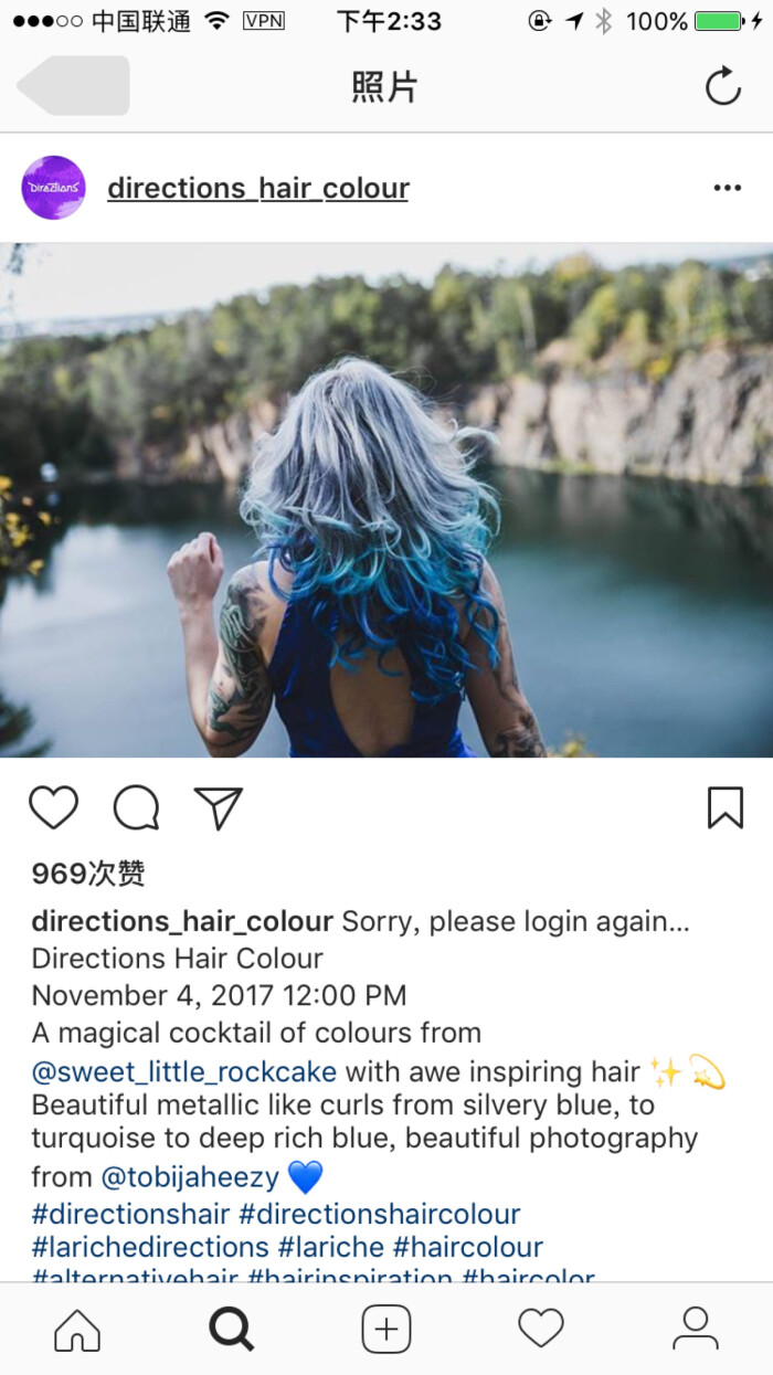 hair dye 染发颜色 来自insgram 截图