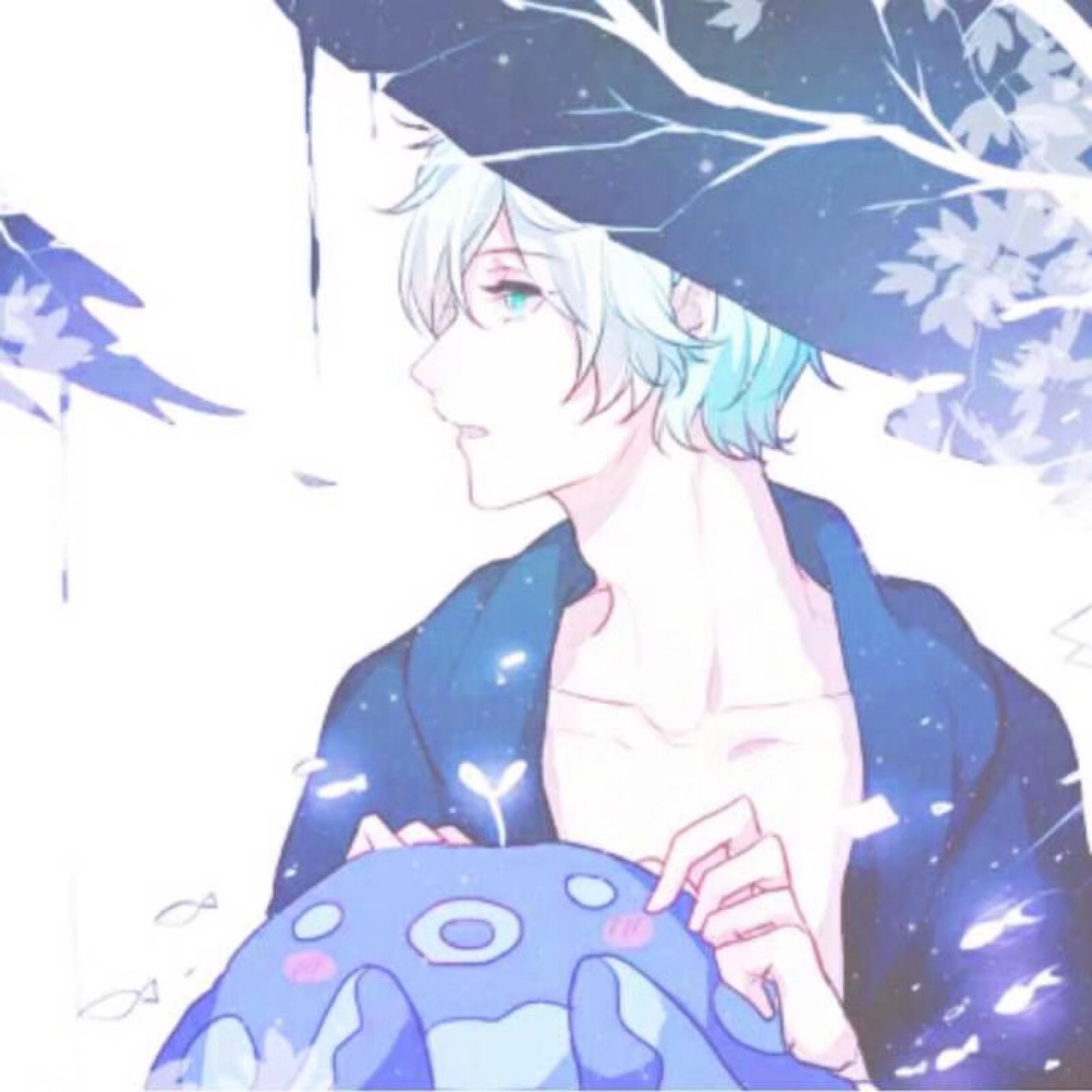 帅气.男漫.蓝.侧颜.古风.