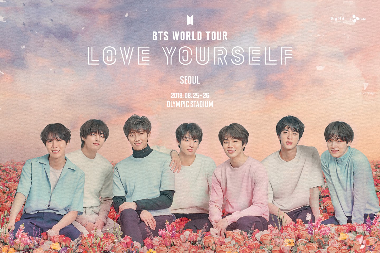 bts 防弹少年团 love yourself首尔场主海报