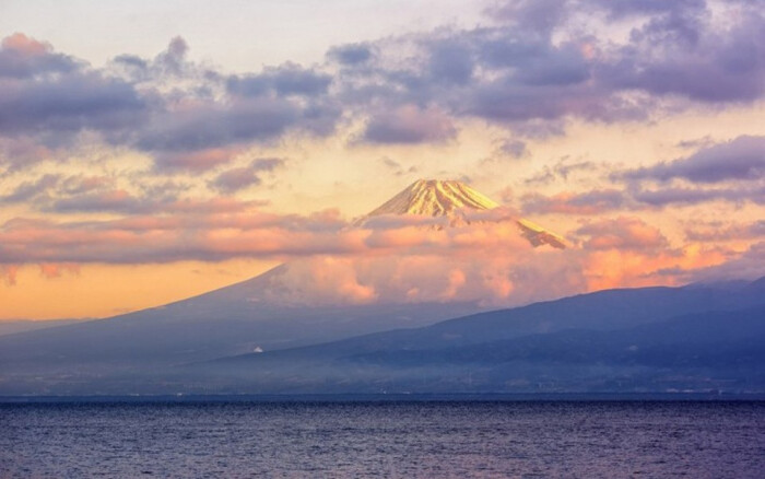 唯美富士山风景图片桌面壁纸.