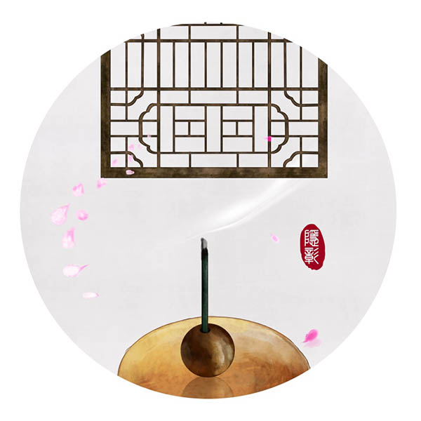 意境古典禅意24节气古风水墨画中式中国风古风插画