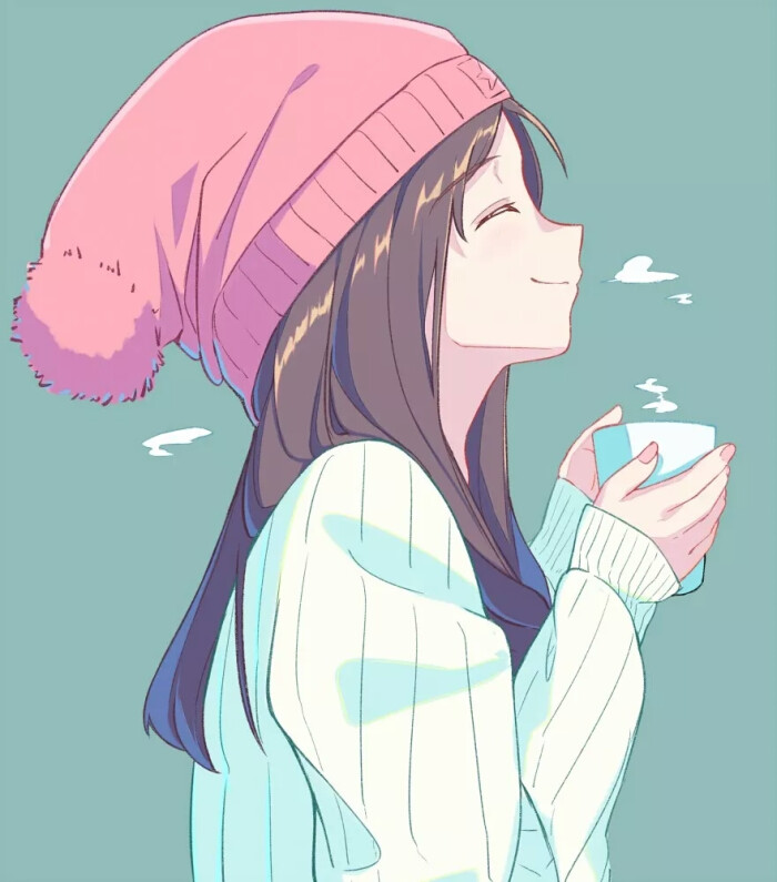 动漫 女生 头像 咖啡冬日里简单的小幸福~ ↙璃