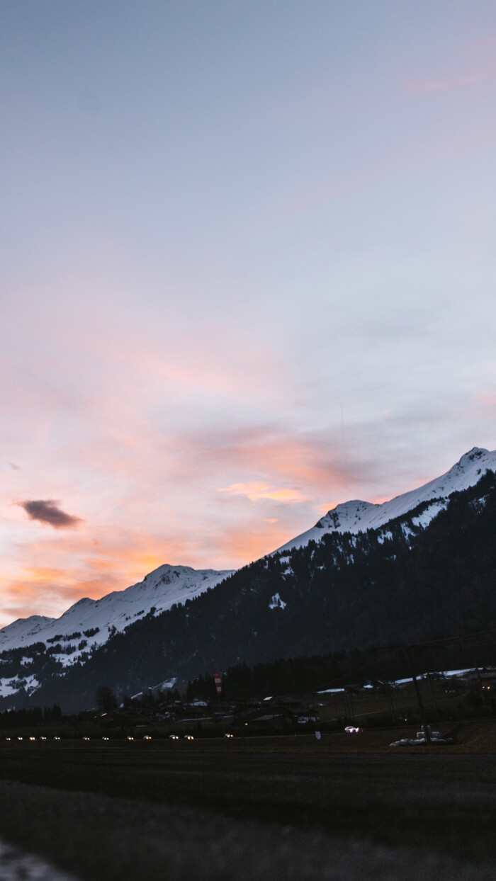 雪山 天空 壁纸